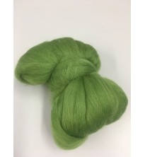 Merino Wool Roving 1oz Leaf Green